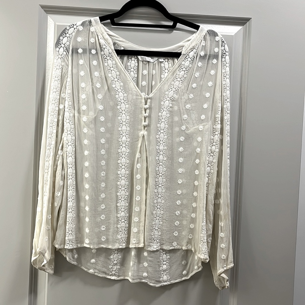 Sheer Detailed Blouse
